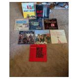 Collection of 9 Vintage Vinyl Records Featuring Henry Mancini and Soundtracks