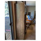 Vintage Wooden Entertainment Center with Glass Doors - Contents not included