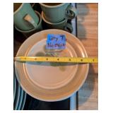 Mid-Century Modern Dinnerware Set with Floral Designs