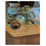 Collection of Mid-Century Modern Style Pottery Dishware