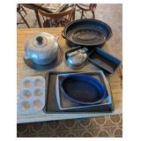 Collection of Wagner Ware Magnalite Cookware and Baking Pans