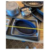 Collection of Wagner Ware Magnalite Cookware and Baking Pans