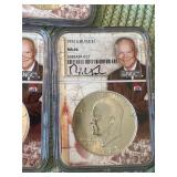 Set of 5 NGC Graded MS 66 Silver Eisenhower Dollars (1971-1976)