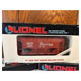 Set of 3 Lionel Milwaukee Road Ore Cars O and O27 Gauge