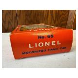 Lionel No. 65 Motorized Hand Car in Original Box