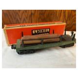 Vintage Lionel 3461 Log Car with Original Box