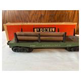 Vintage Lionel 3461 Log Car with Original Box