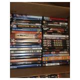 Extensive DVD Collection with War, Drama, and Classic Titles