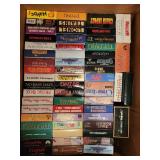 Hitachi VCR with Illuminated Shuttle Remote and 74 VHS Movie Collection