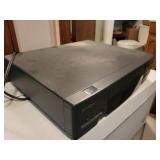 Hitachi VCR with Illuminated Shuttle Remote and 74 VHS Movie Collection