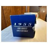 Die-Cast Model Cars: 1955 Chevrolet Convertible with Coin Bank and 1992 Santa