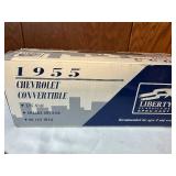 Die-Cast Model Cars: 1955 Chevrolet Convertible with Coin Bank and 1992 Santa