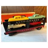 Lionel No. 6414 Automobile Car Carrier with Bright Colored Cars with Original Box