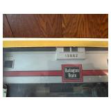 Lionel O and 027 Gauge Train Cars - Burlington Caboose & Railway Express Reefer