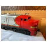 Vintage Lionel No. 218 Santa Fe Diesel Locomotive with Original Box