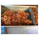 Vintage Plasticville U.S.A. Train Station, Shade Trees and Autumn Tree Assortment