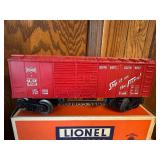 Vintage Lionel Electric Trains Set with Box Car and Wrecking Car