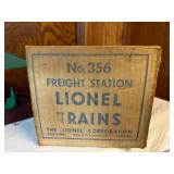 Vintage Lionel No. 356 Freight Station with Original Box