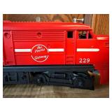 Vintage 2 Piece Set - Lionel Minneapolis & St. Louis Diesel Locomotive No. 229 with Box and Lionel 229 Minneapolis & St. Louis Alco Diesel "B" Unit