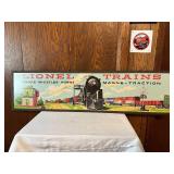 Lionel Trains Magne-Traction Advertising Sign