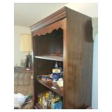 Mahogany Display Cabinet - Contents not inlcuded
