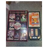 Minnesota Twins 1987 & 1991 World Series Memorabilia Collection