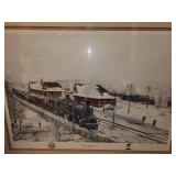 Magic City Pioneers Framed Artwork by Fisher 1986