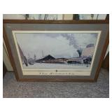 Framed Mark Harland Johnson Print - The Hiawatha