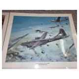 Collection of World War II Series I U.S.A.A.F. Bombers Prints