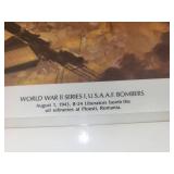 Collection of World War II Series I U.S.A.A.F. Bombers Prints