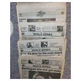 Collection of Vintage 1987 Minnesota Twins Newspapers