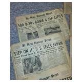 Collection of St. Paul Pioneer Press WWII Historical Newspapers