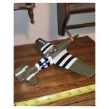 Set of 2 Die-Cast Military Airplane Models - United States Navy & Army Air Force