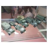 Collection of 6 Diecast Military Vehicles