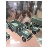Collection of 6 Diecast Military Vehicles