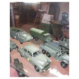 Collection of 6 Military Toy Vehicles with Authentic Design