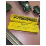 Set of Vintage Dinky Toys Military Vehicles and Army Personnel
