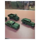 Collection of 7 Dinky Toys Military Vehicles