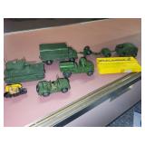 Vintage Dinky Toys Military Vehicles Set with Army Personnel