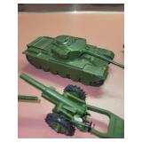 Collection of Vintage Dinky Toys Military Vehicles