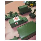 Collection of Vintage Dinky Toys Military Vehicles