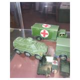 Collection of Vintage Dinky Military Toy Vehicles