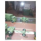Collection of Vintage Dinky Military Toy Vehicles