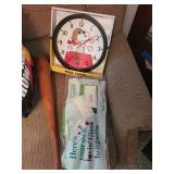 Vintage Peanuts Snoopy Aviator Wall Clock & Lovin