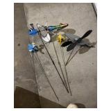 Assortment of Wind Spinner Garden Stakes