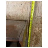 Antique Wooden Vanity Desk with Storage Drawers