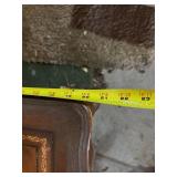 Antique Wooden Vanity Desk with Storage Drawers