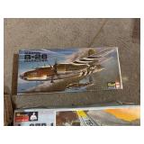 Set of 3 Vintage Military Aircraft Model Kits - Ju 87G-1, Martin B-26, Douglas Boston III