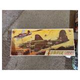 Set of 3 Vintage Military Aircraft Model Kits - Ju 87G-1, Martin B-26, Douglas Boston III