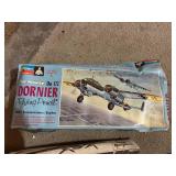 Set of 3 Vintage WWII Aircraft Model Kits - Dornier, Mosquito, Mustang P-51B